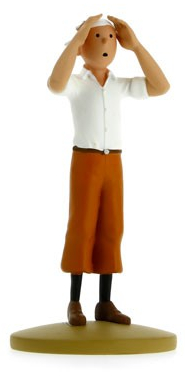 Figurine résine Tintin - #077 - Tintin scrute le désert