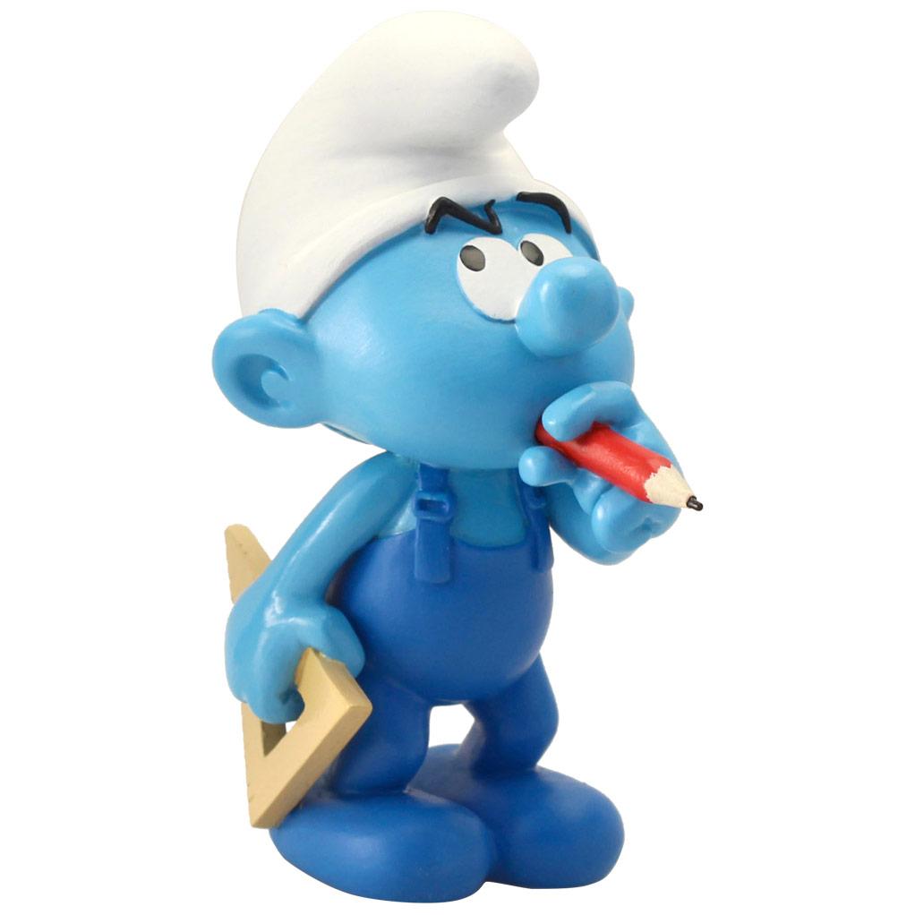 Figurine résine Les Schtroumpfs - Le schtroumpf bricoleur (Collectoys)