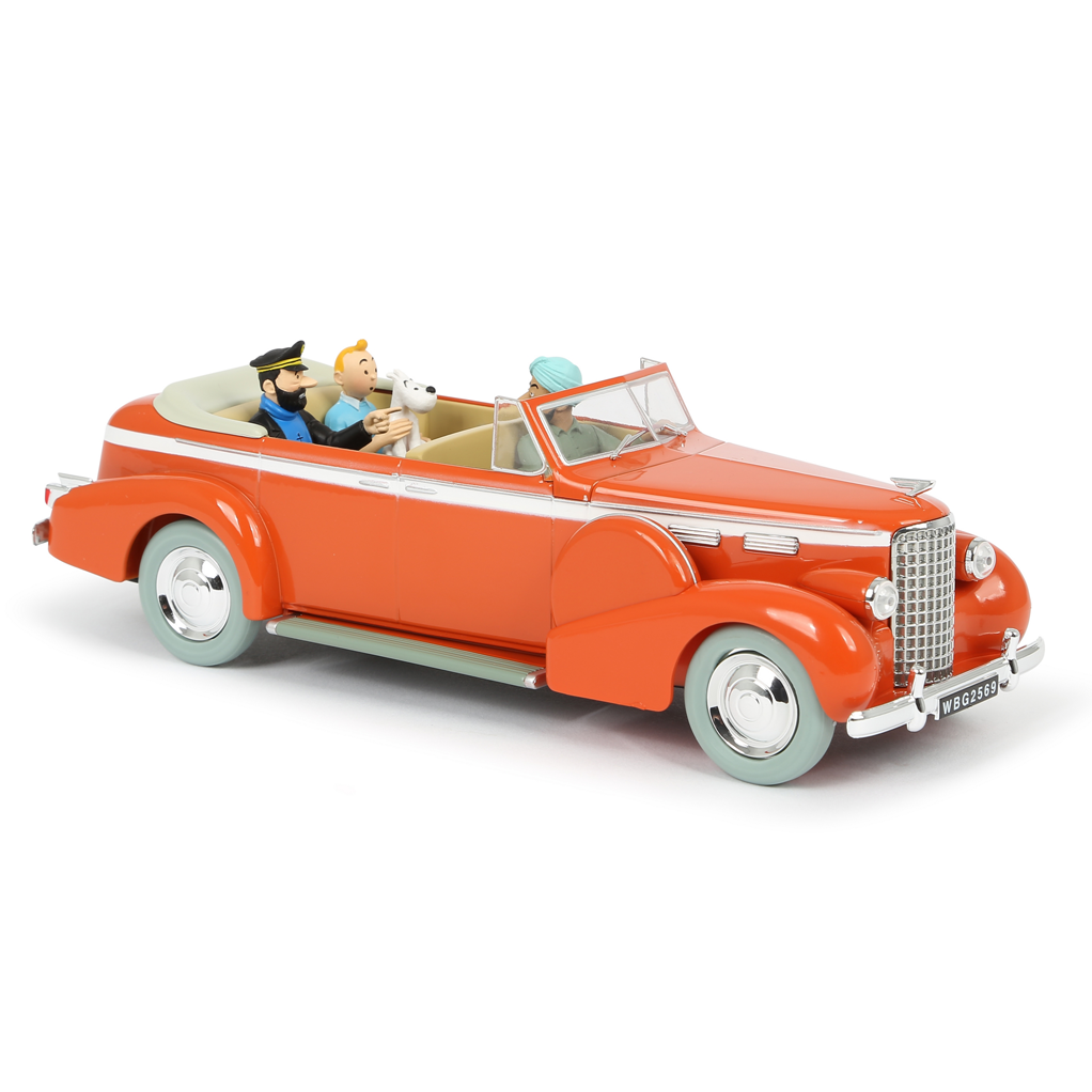 Voiture Tintin 1/24è #003 Le taxi Cadillac de New Delhi / Tintin au Tibet