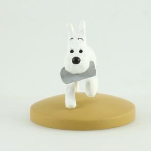 Figurine résine Tintin - #071 - Anc série - Milou ramène la lettre