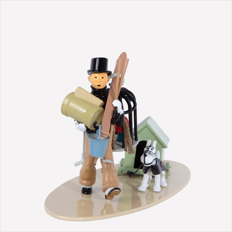 Figurine métal Tintin - V.O. Tintin Les cigares du Pharaon - Bric à brac