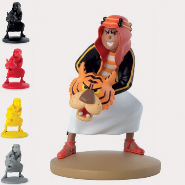 Figurine résine Tintin - #114 - Abdallah et le masque de tigre