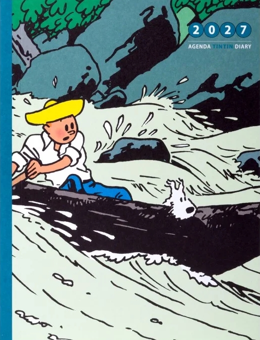 Tintin Agenda de bureau 2027