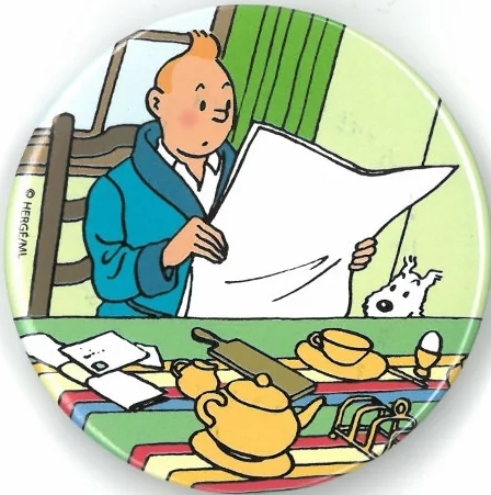 Magnet Tintin - Moulinsart - Le journal