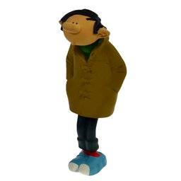 Figurine résine Gaston - En duffelcoat (Leblon-Delienne)