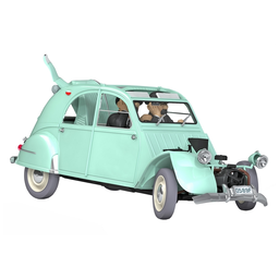 Voiture Tintin 1/24è #011 La 2CV accidentée / Les bijoux de la Castafiore