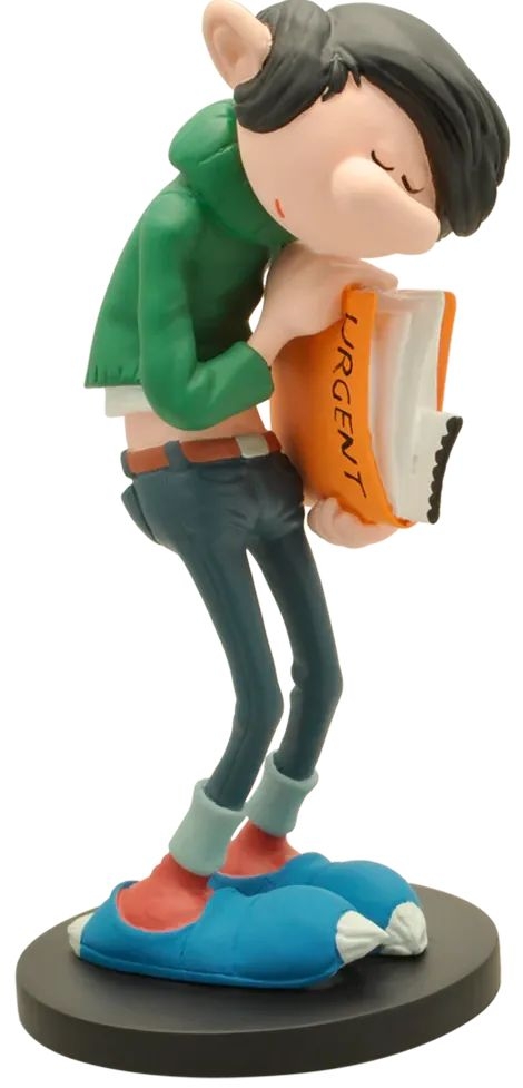 Figurine résine Gaston - Le dossier urgent (Collectoys)