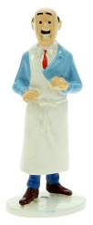Figurine métal Tintin - Carte de voeux 1972 - Boucher Sanzot