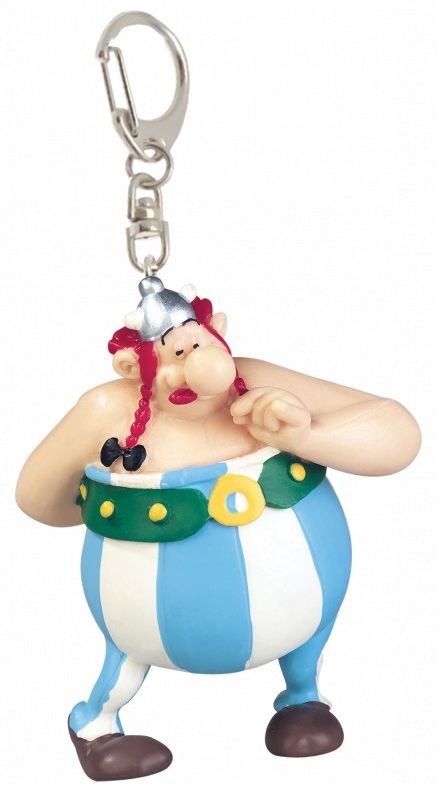 Figurine porte-clé PVC Astérix - Obélix amoureux