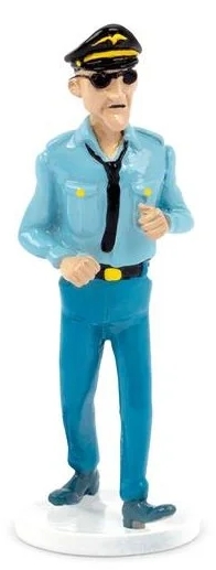 Figurine métal Tintin - Carte de voeux 1972 - Hans Boehm
