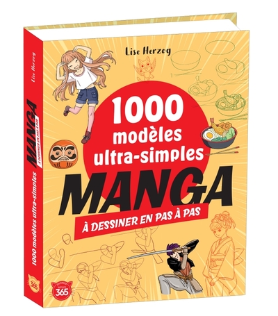 1000 modèles ultra-simples à dessiner pas à pas en manga