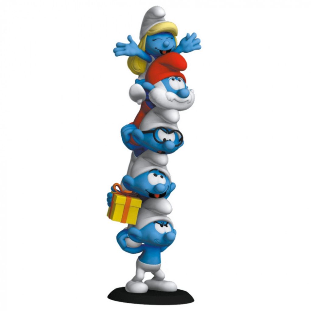 Les Schtroumpfs - Colonne polychrome 50cm
