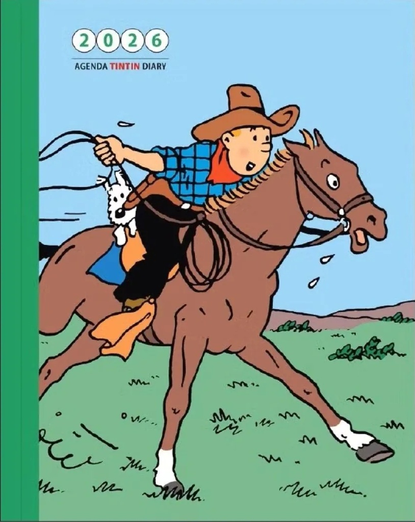 Tintin Agenda de bureau 2026