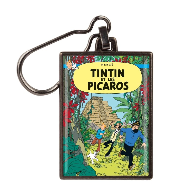 Figurine porte-clé métal Tintin - Couverture T23 Et les Picaros