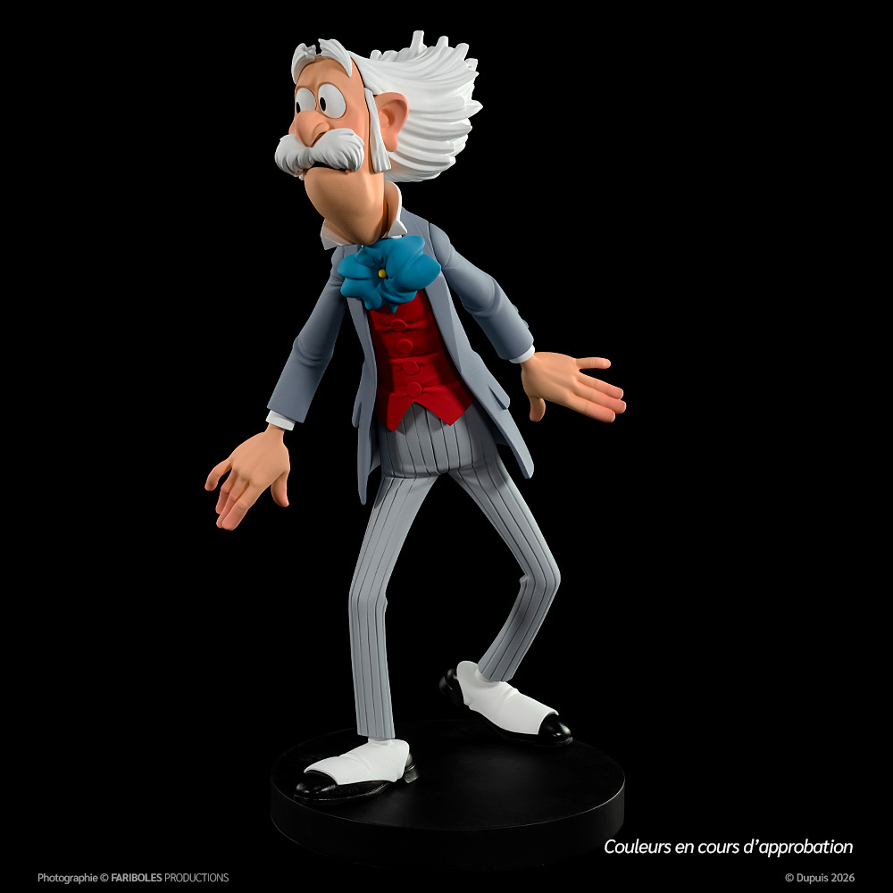 Figurine résine Spirou & Fantasio - Le Comte de Champignac (Fariboles)