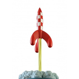Figurine résine Tintin - Les icônes - La fusée au décollage