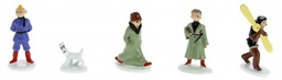 Figurine métal Tintin - Soviets colorisé