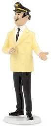 Figurine métal Tintin - Carte de voeux 1972 - Gino